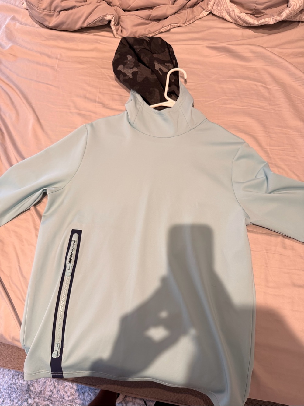 Greyson Light Aqua Athletic Pullover